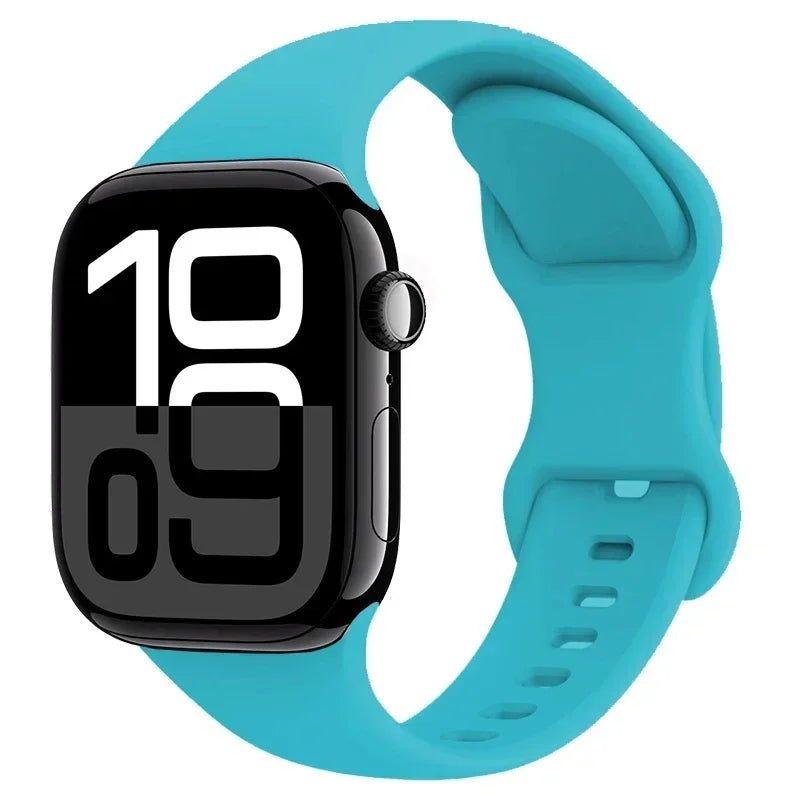 Apple Watch Silicone Strap (40–49mm, All Series)