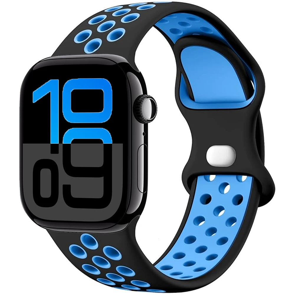 Apple Watch Silicone Strap (40–49mm, All Series)