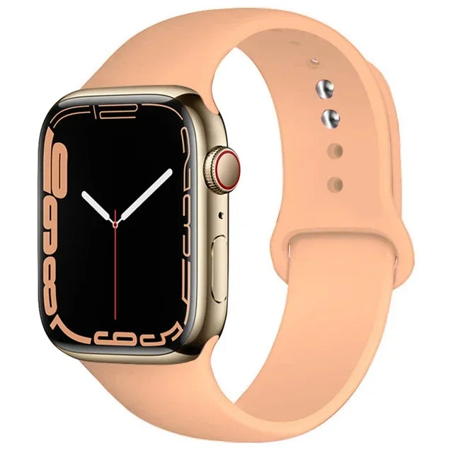 Apple Watch Silicone Sport Band (38–49mm, Series 11–Ultra3)