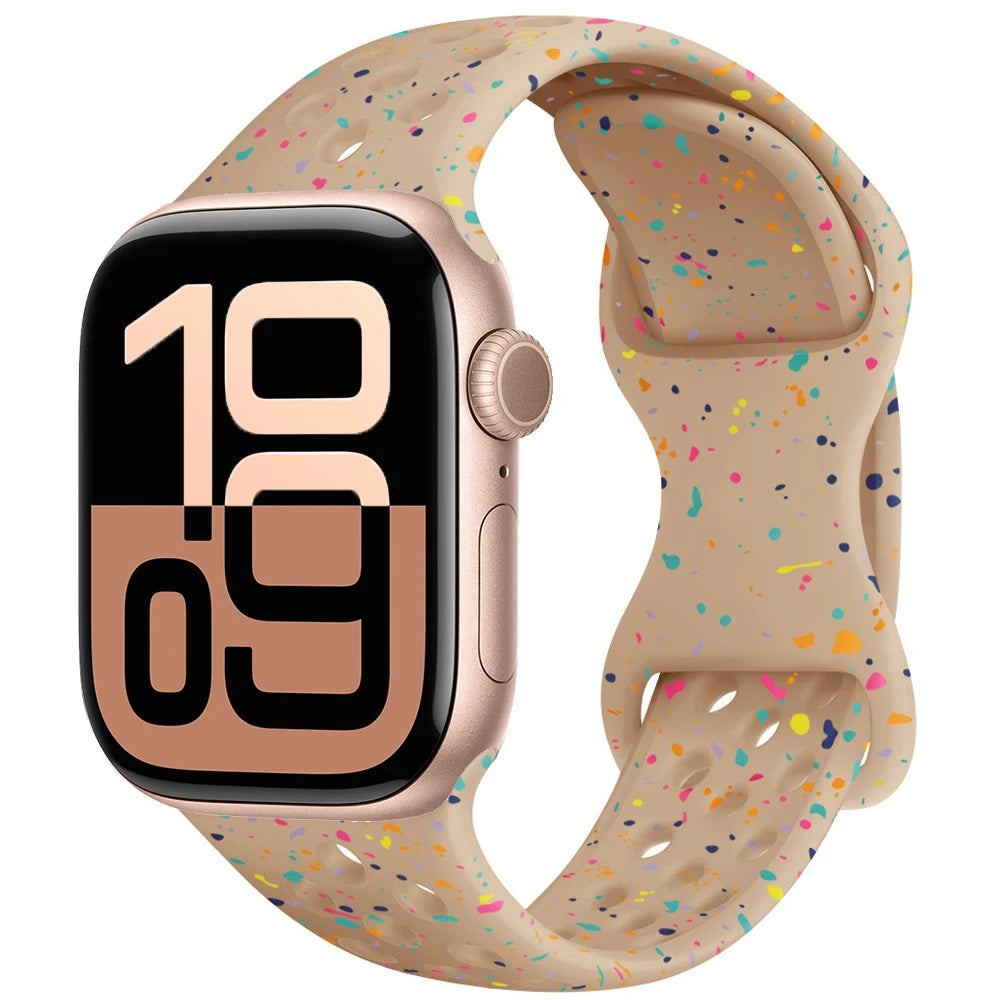 Apple Watch Silicone Strap (40–49mm, All Series)