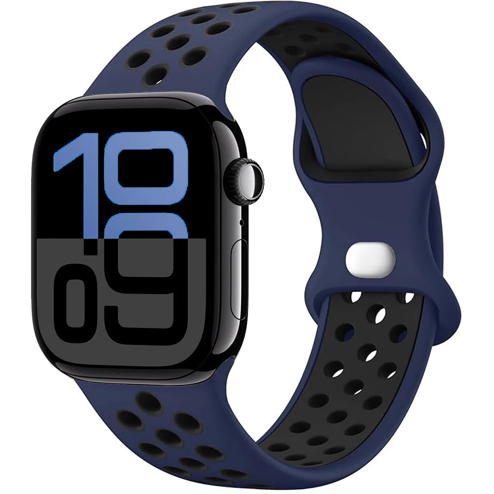 Apple Watch Silicone Strap (40–49mm, All Series)