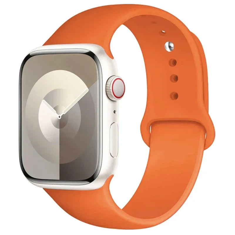 Apple Watch Silicone Sport Band (38–49mm, Series 11–Ultra3)