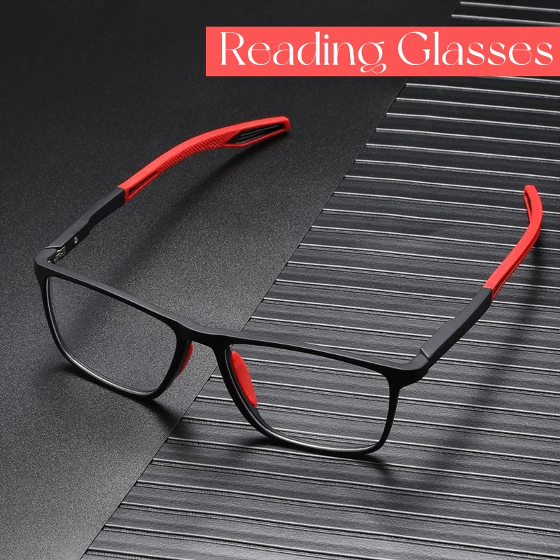 Anti-Blue Light Reading Glasses – Ultralight TR90 Frame, Presbyopia Eyewear (Up to +4.0)