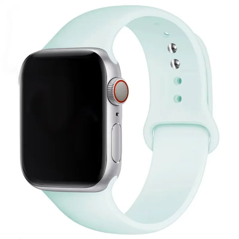 Apple Watch Silicone Sport Band (38–49mm, Series 11–Ultra3)