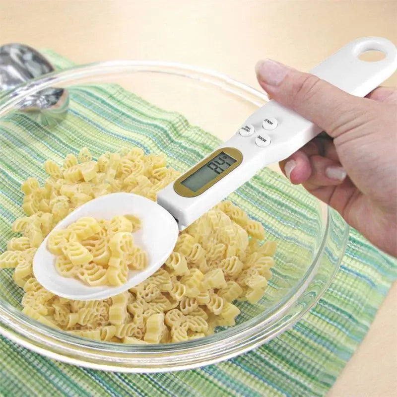 LCD Digital Measuring Spoon Scale – Adjustable Kitchen Weighing Spoon