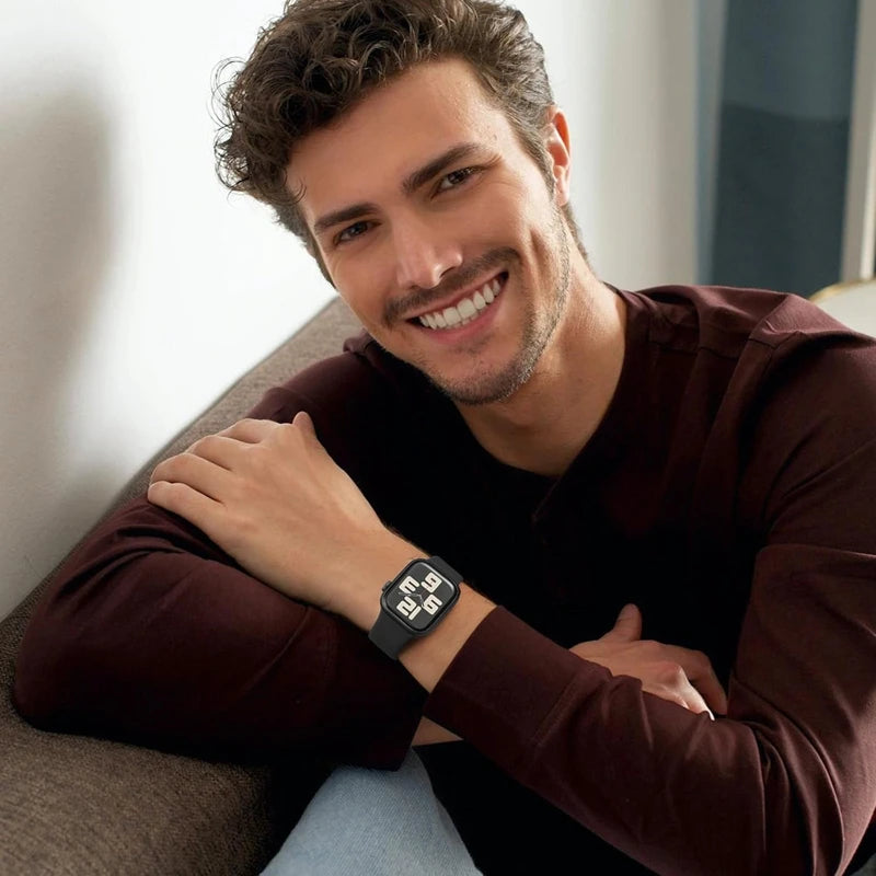 Apple Watch Silicone Sport Band (38–49mm, Series 11–Ultra3)