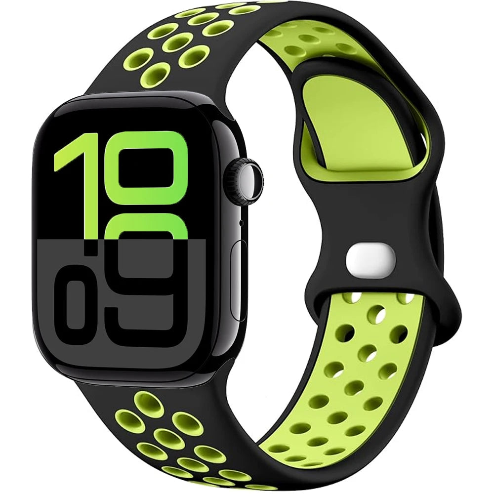 Apple Watch Silicone Strap (40–49mm, All Series)