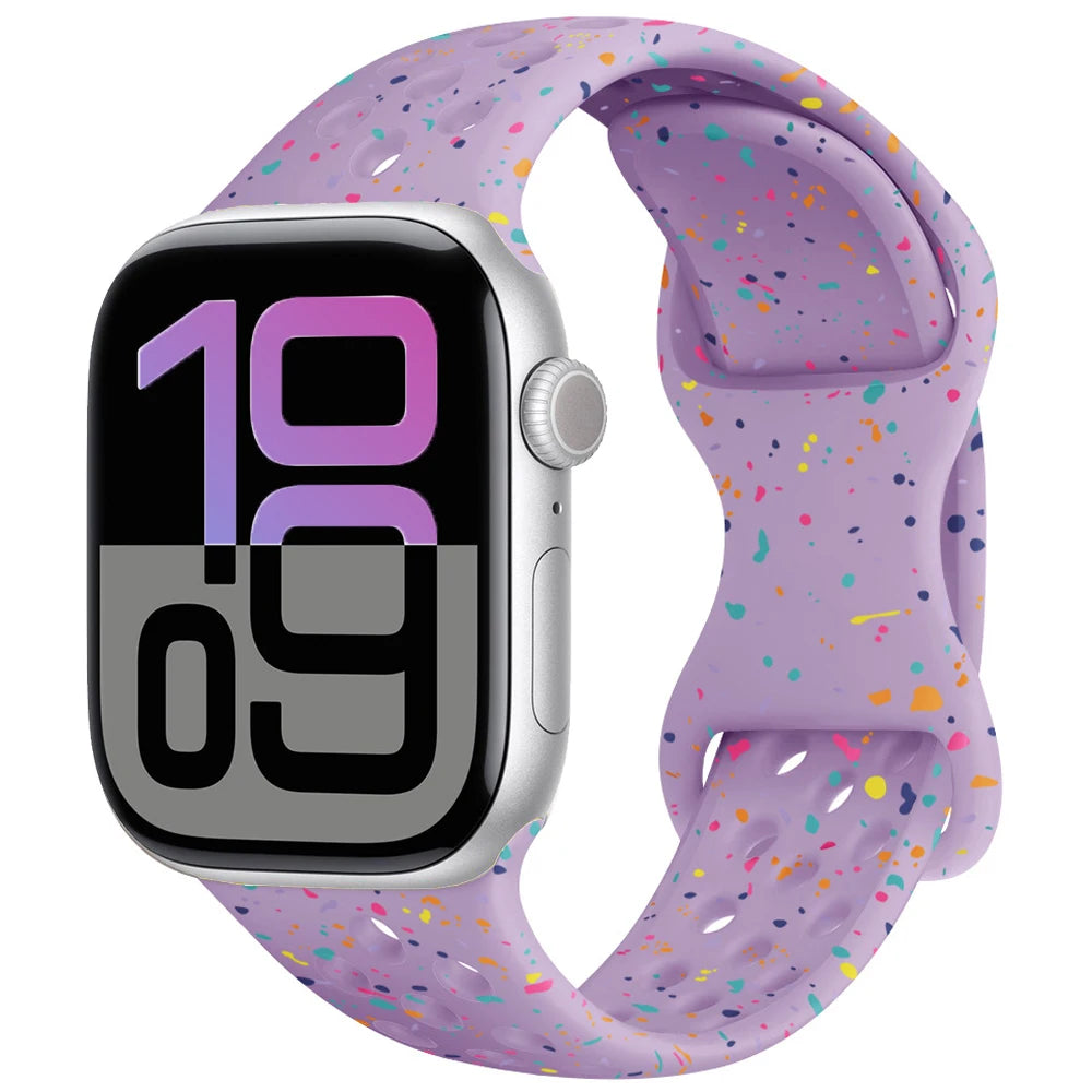 Apple Watch Silicone Strap (40–49mm, All Series)