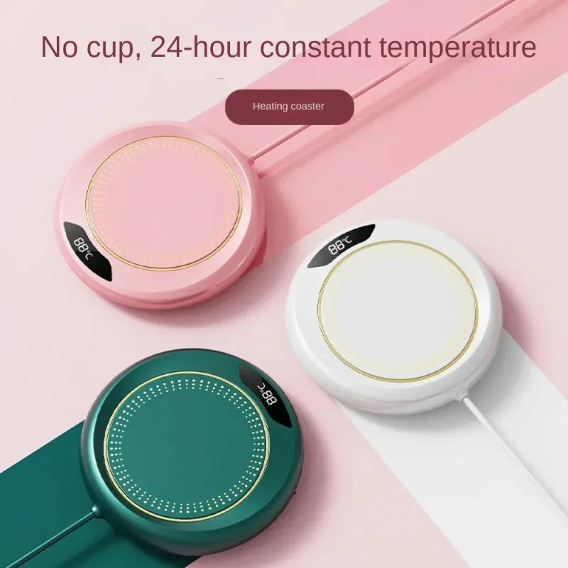 Smart Heated Mug Coaster with 3 Temperature Levels