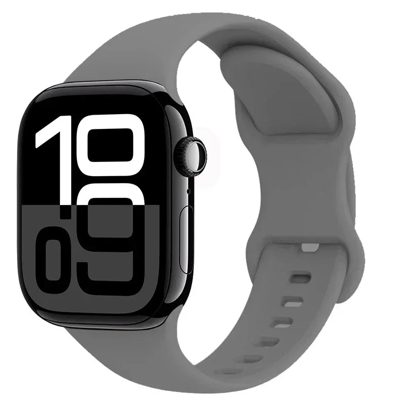 Apple Watch Silicone Strap (40–49mm, All Series)