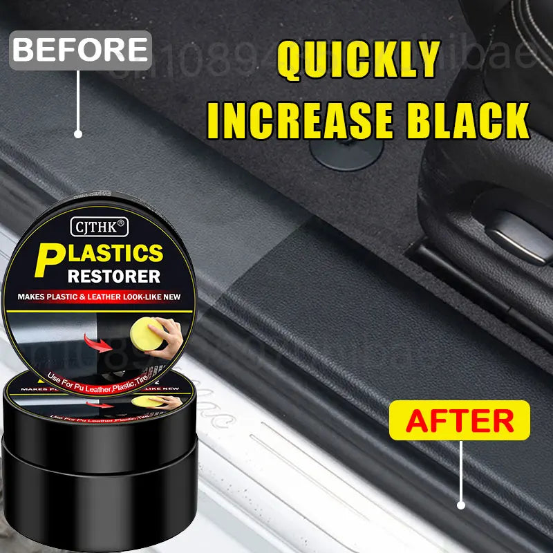 Car Plastic & Leather Restorer – Back to Black Gloss Auto Polish Coating