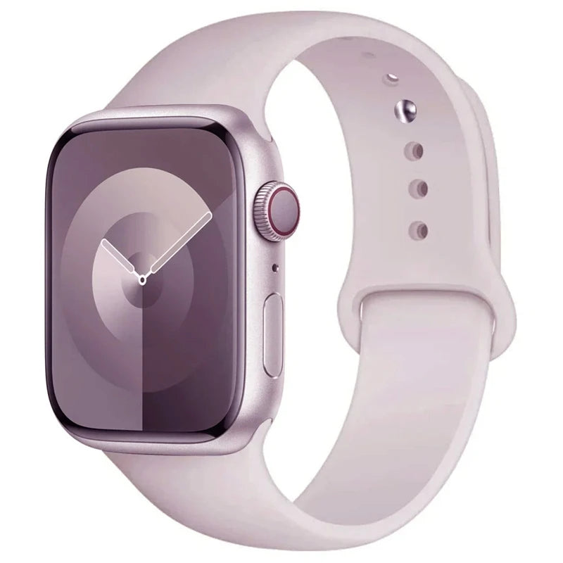 Apple Watch Silicone Sport Band (38–49mm, Series 11–Ultra3)