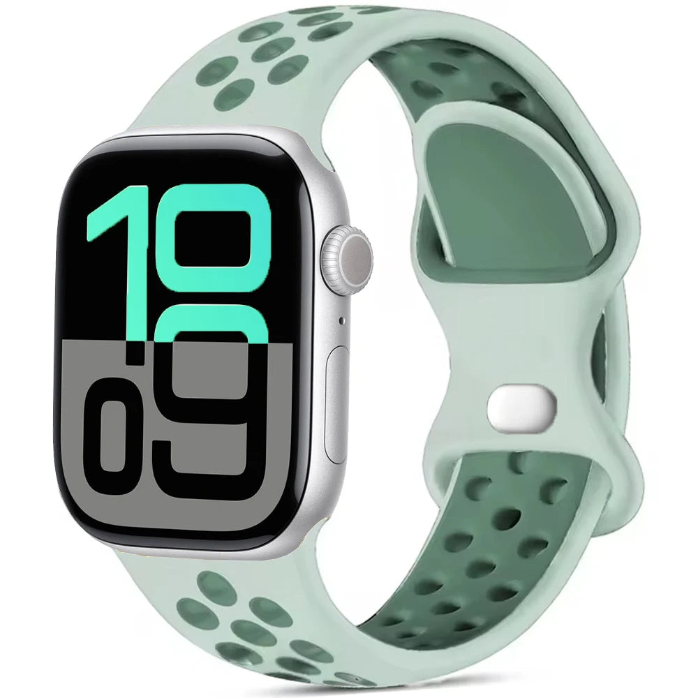 Apple Watch Silicone Strap (40–49mm, All Series)