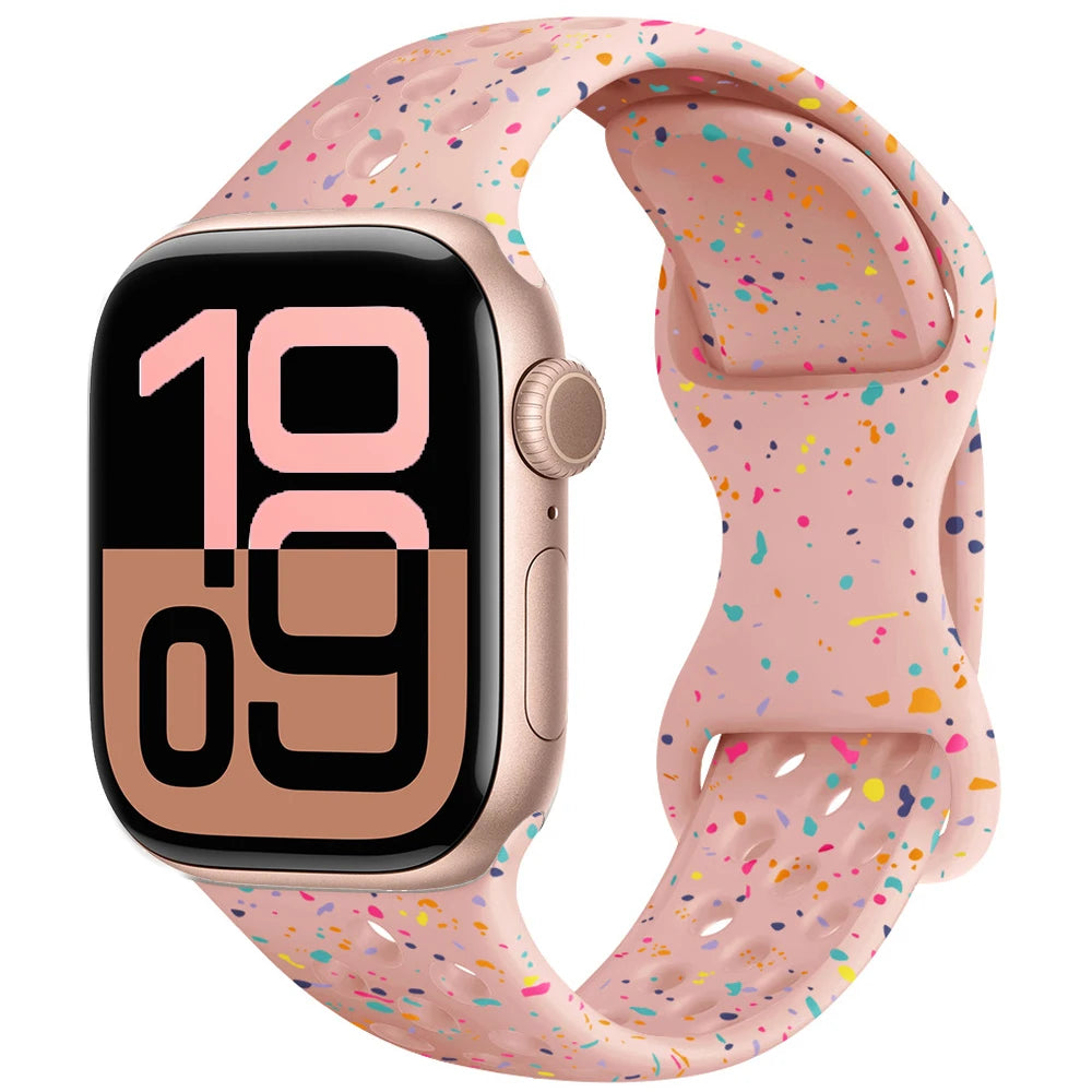 Apple Watch Silicone Strap (40–49mm, All Series)