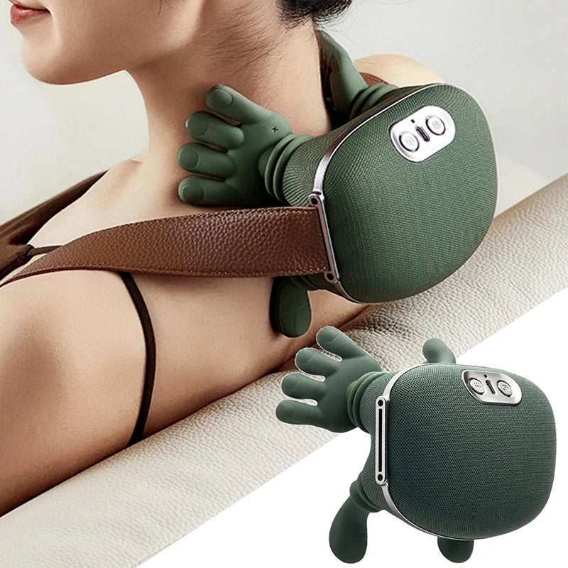 “2025 Bionic N7 Neck & Shoulder Massager – 3 Modes, Full Body Kneading Pillow