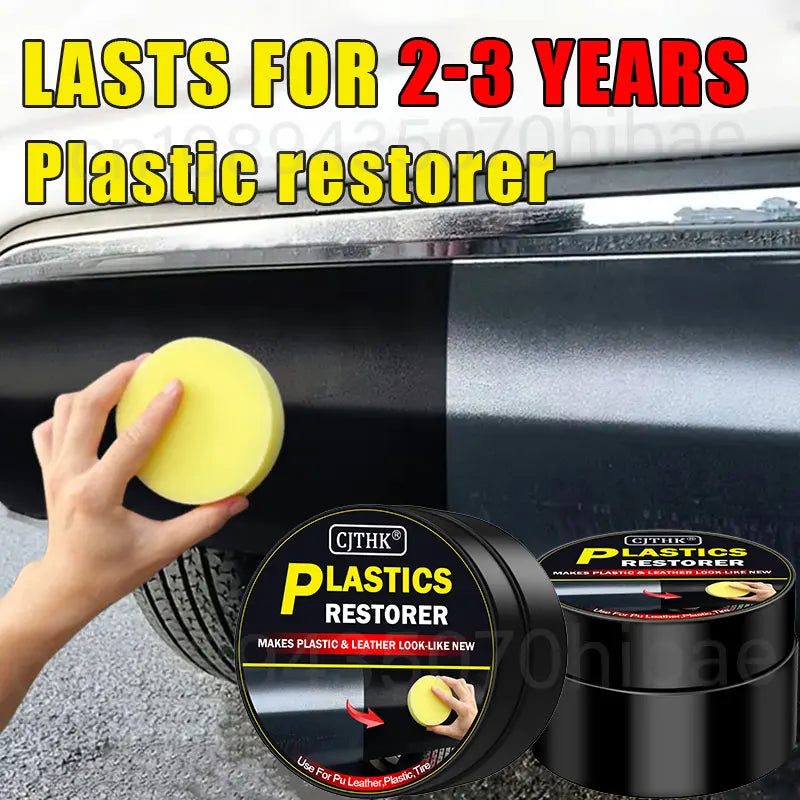 Car Plastic & Leather Restorer – Back to Black Gloss Auto Polish Coating