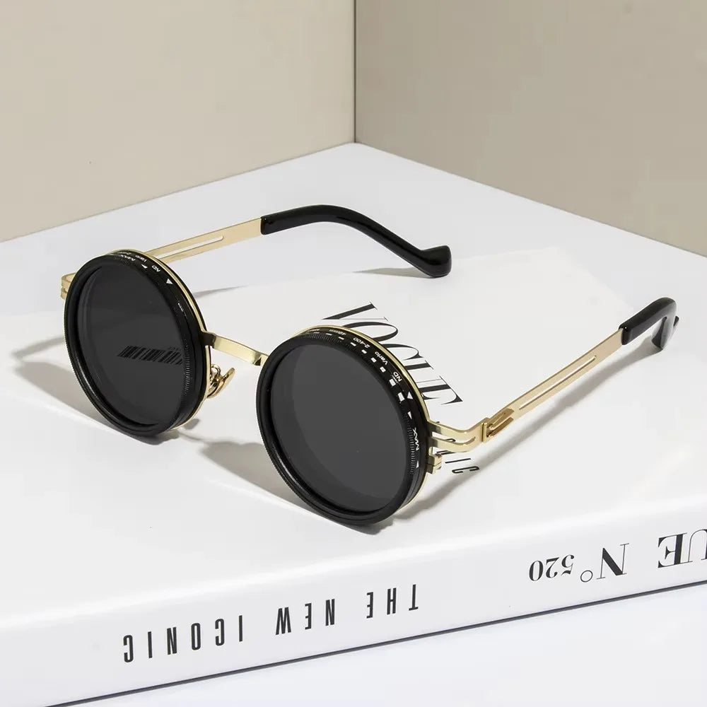 ND2 400 Adjustable UV400 Sunglasses (9 Levels) with Case