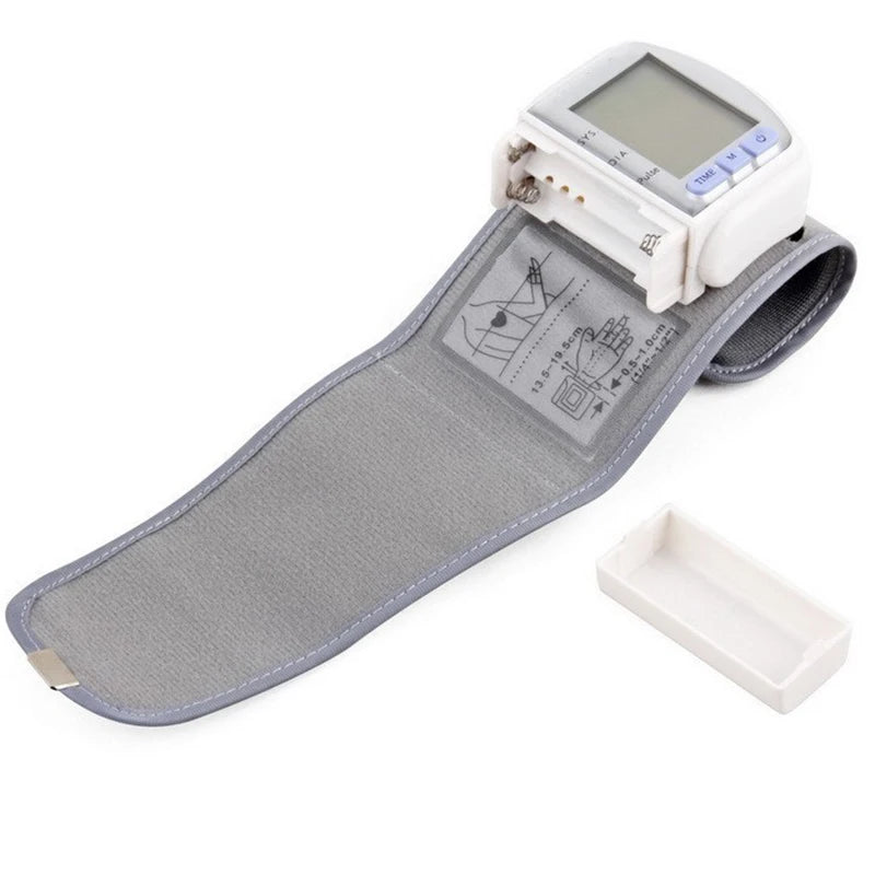 Digital Wrist Blood Pressure Monitor – Automatic BP & Heart Rate Pulse Meter