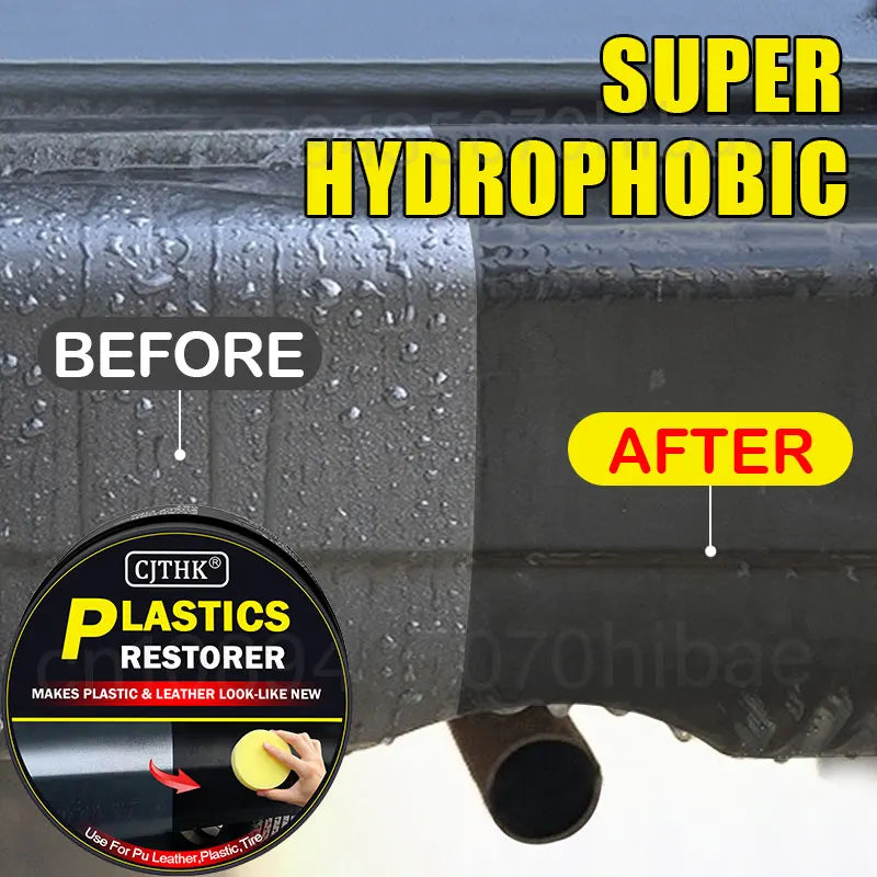 Car Plastic & Leather Restorer – Back to Black Gloss Auto Polish Coating