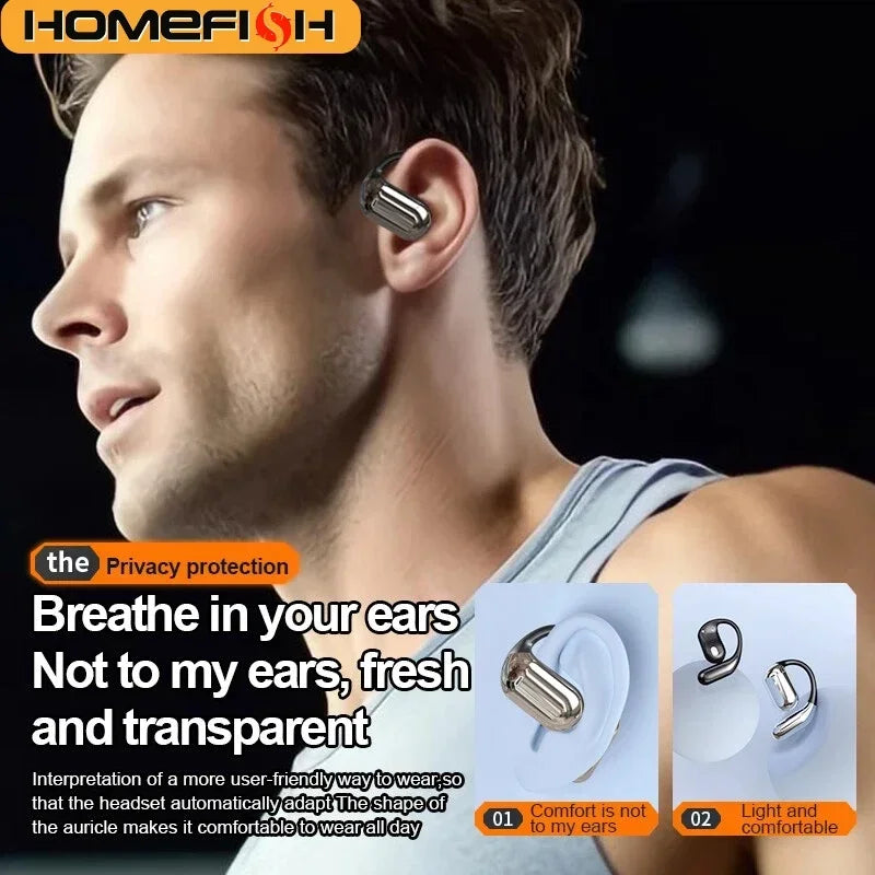HOMEFISH Q16 3-in-1 AI Translator Earbuds 144 Languages Noise Cancelling Headset Instant Translator Smart Voice Real Time