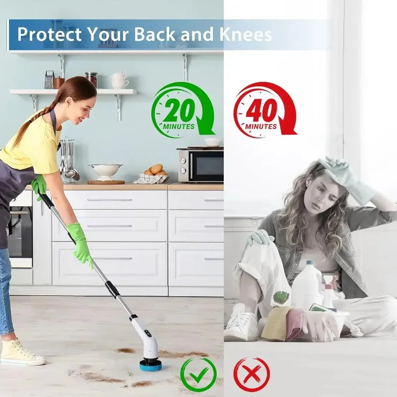 Multi-Function Electric Cleaning Brush for Home & Car