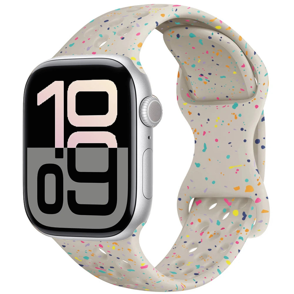 Apple Watch Silicone Strap (40–49mm, All Series)
