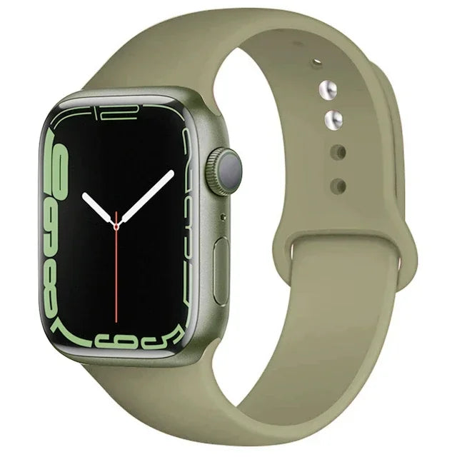 Apple Watch Silicone Sport Band (38–49mm, Series 11–Ultra3)