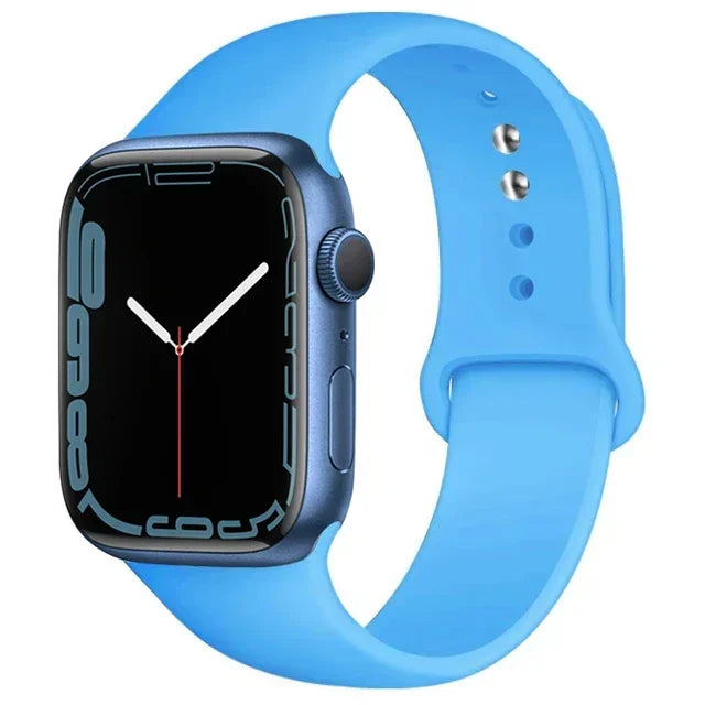 Apple Watch Silicone Sport Band (38–49mm, Series 11–Ultra3)