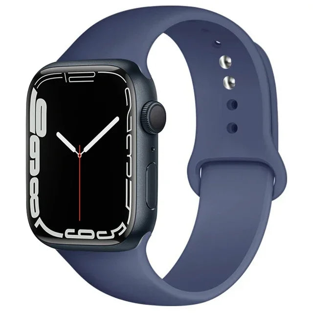 Apple Watch Silicone Sport Band (38–49mm, Series 11–Ultra3)