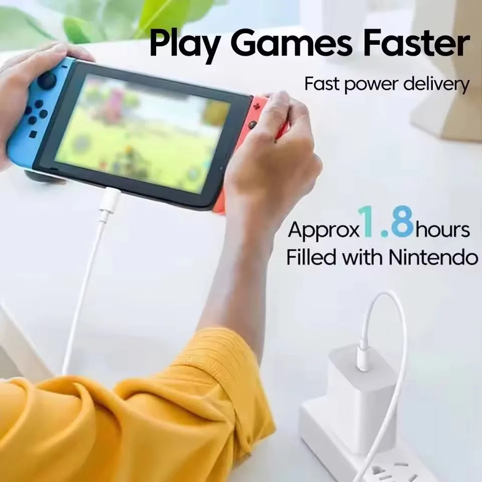 120W Super Fast Charging USB-C to USB-C Cable 10A – High-Speed Data & Charging for iPhone, Samsung & Xiaomi