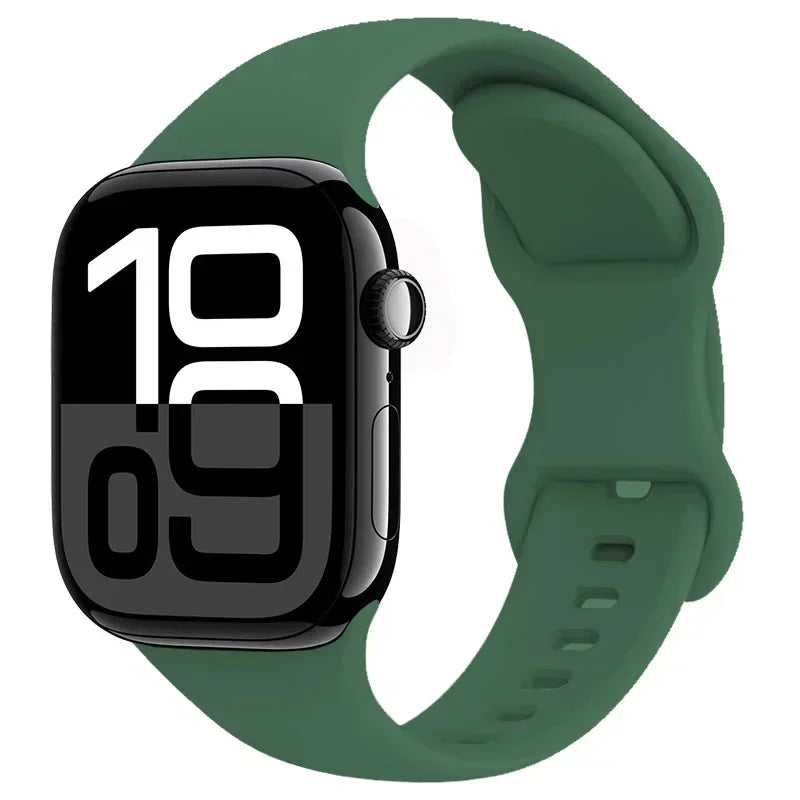 Apple Watch Silicone Strap (40–49mm, All Series)