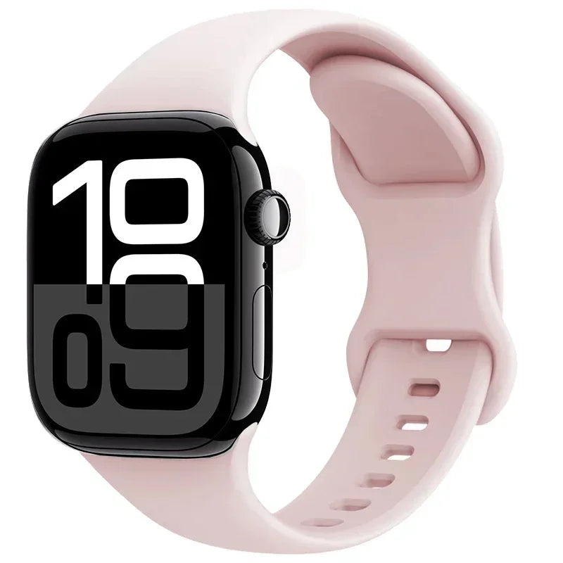 Apple Watch Silicone Strap (40–49mm, All Series)