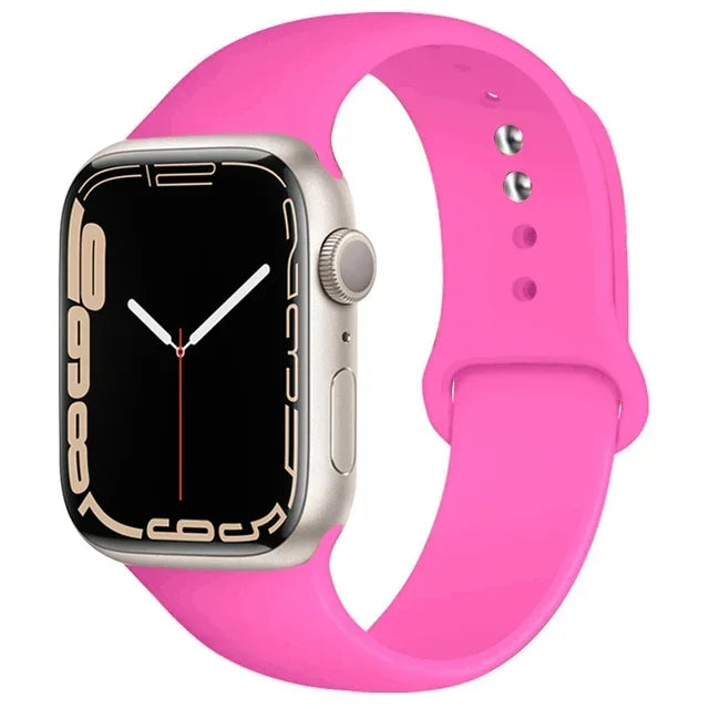 Apple Watch Silicone Sport Band (38–49mm, Series 11–Ultra3)