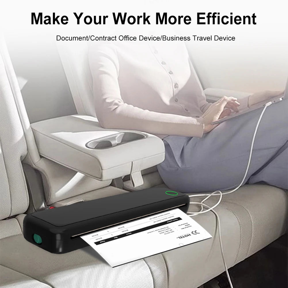 A4 Portable Bluetooth Thermal Printer (Inkless)