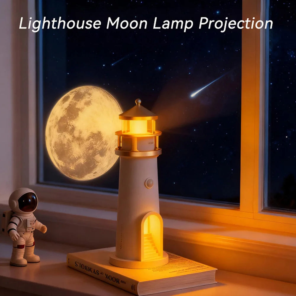 Moon Lamp Projector with Bluetooth, Remote & Motion Sensor Ambient Light