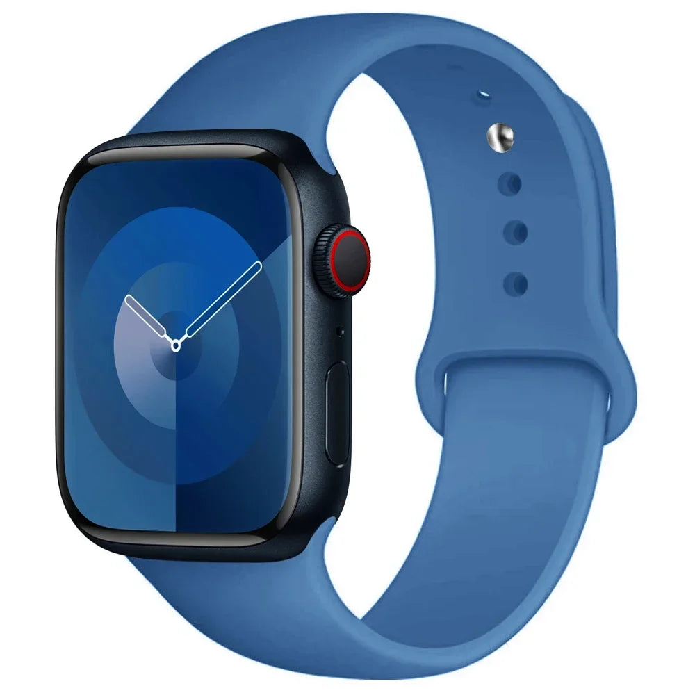 Apple Watch Silicone Sport Band (38–49mm)