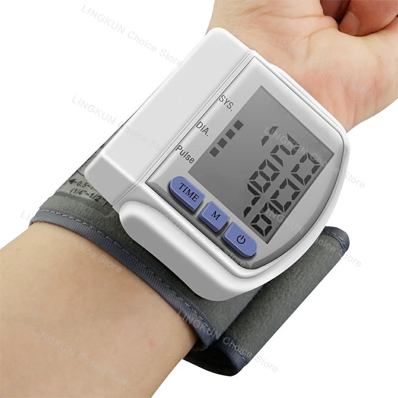 Digital Wrist Blood Pressure Monitor – Automatic BP & Heart Rate Pulse Meter