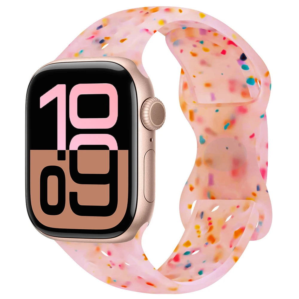 Apple Watch Silicone Strap (40–49mm, All Series)