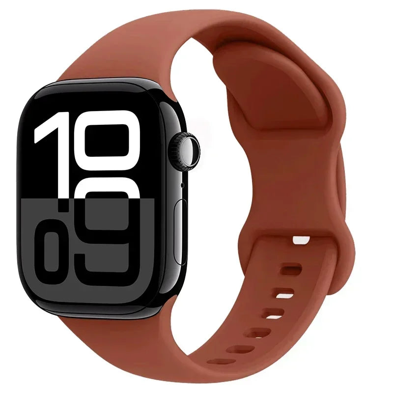 Apple Watch Silicone Strap (40–49mm, All Series)