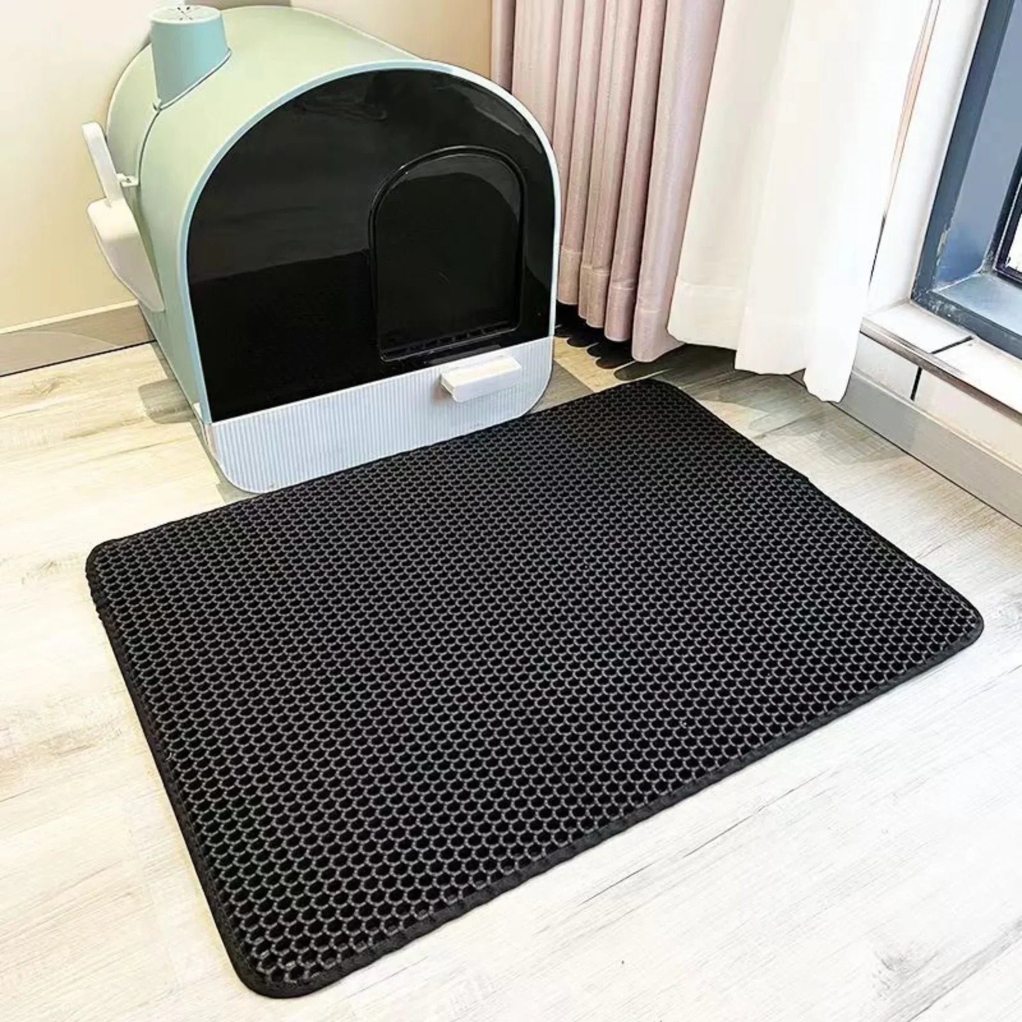 Extra Large Waterproof Cat Litter Mat (2-Layer, Non-Slip)