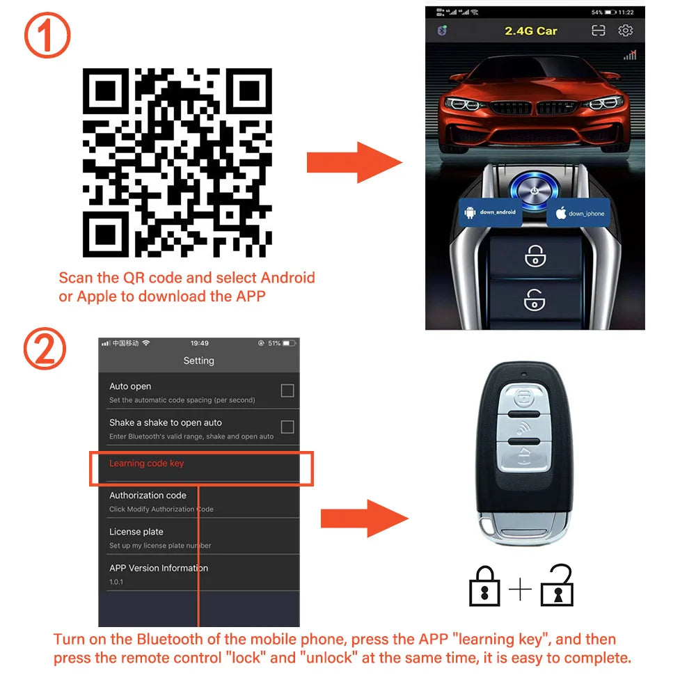 Smart Keyless Push Start & Remote Engine System 🚗