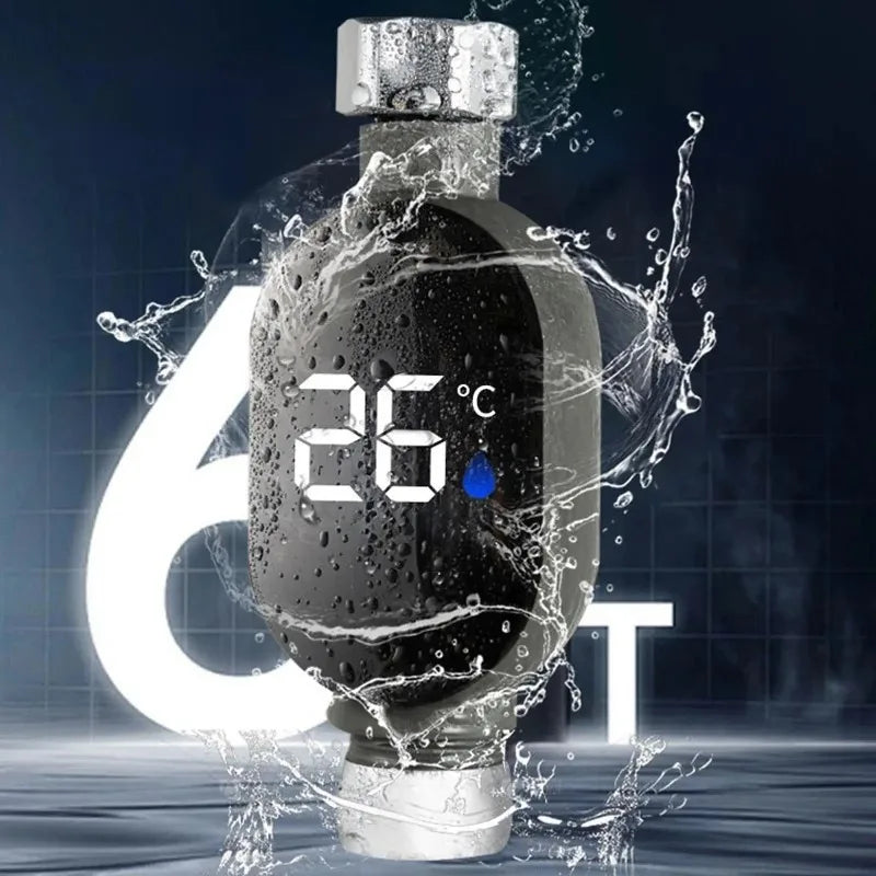 LED Digital Shower Temperature Gauge – Waterproof & Safe