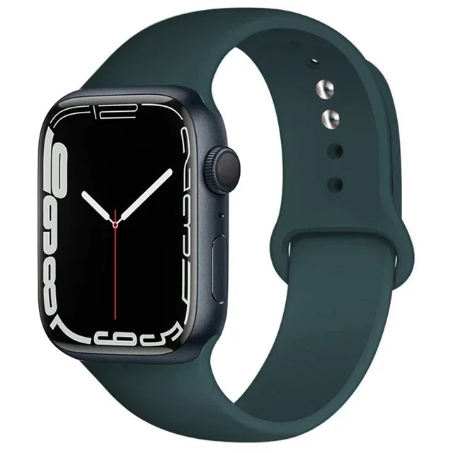 Apple Watch Silicone Sport Band (38–49mm, Series 11–Ultra3)