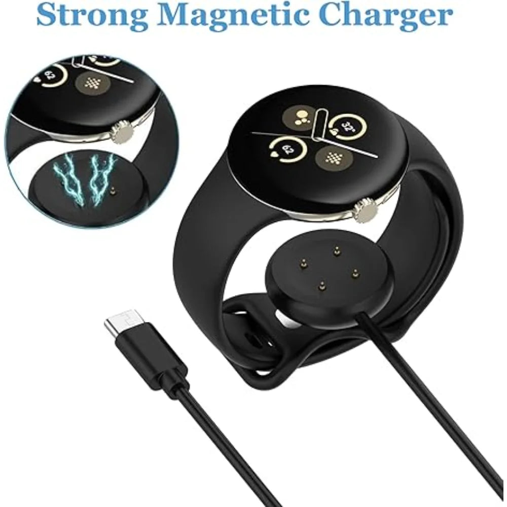 Google Pixel Watch USB-C Charging Cable (3/2 Replacement)