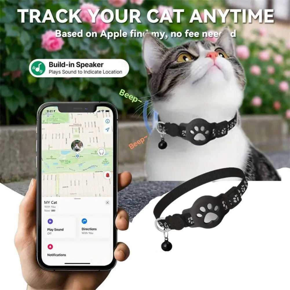 Cat & Dog GPS Tracker Collar – Waterproof, Adjustable, Anti-Lost