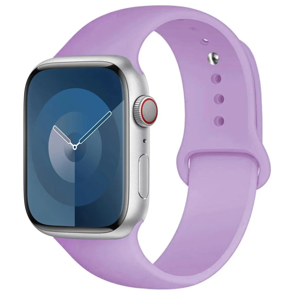 Apple Watch Silicone Sport Band (38–49mm)