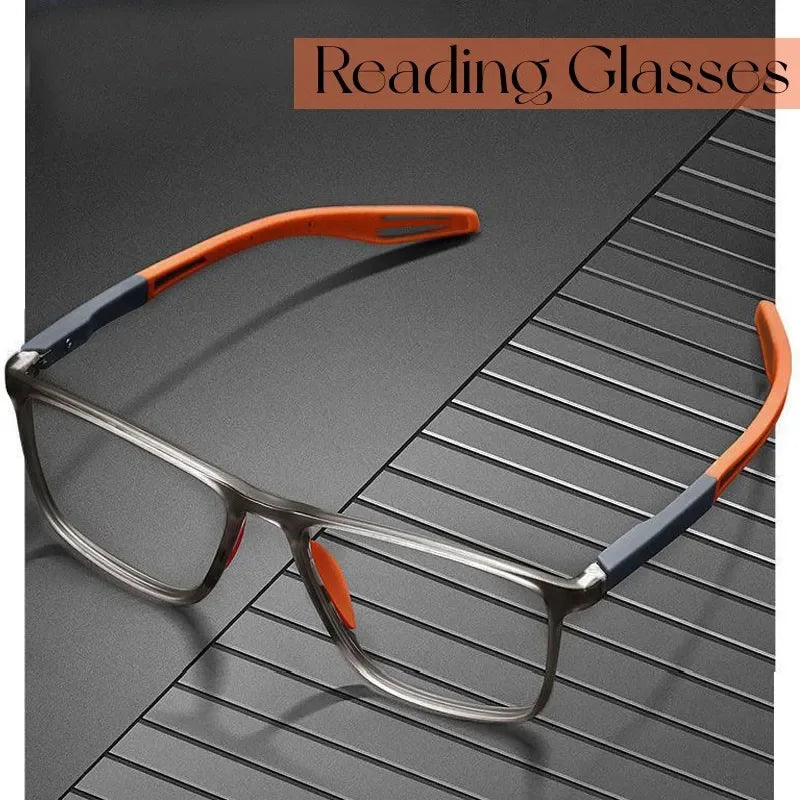 Anti-Blue Light Reading Glasses – Ultralight TR90 Frame, Presbyopia Eyewear (Up to +4.0)