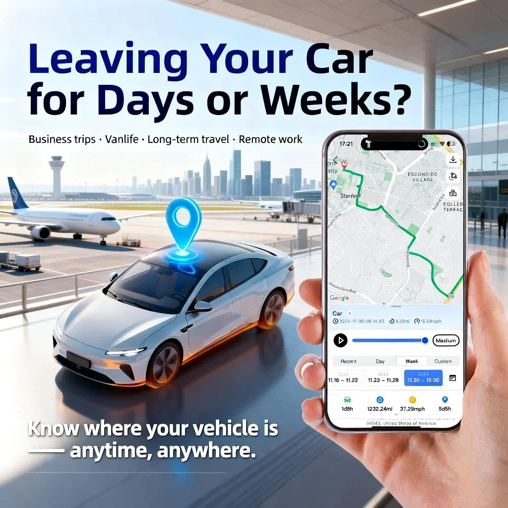 Smart Wireless GPS Car Tracker with Real-Time Tracking & Anti-Theft Protection