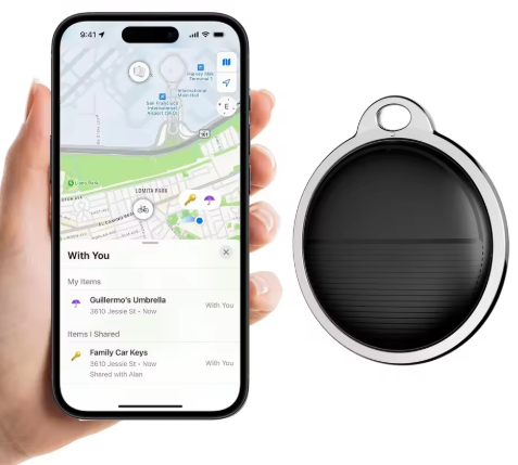 Mini GPS Tracker Bluetooth 5.0 – Anti-Lost Smart Finder for Pets, Kids, Bags & More (iOS & Android)